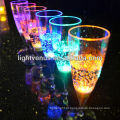 LED iluminado vidro partido ativo líquido champanhe